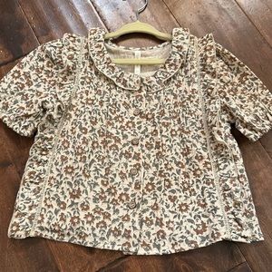 Rylee + Cru Ruffle Detail Top